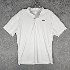Nike Victory Blade Golf Shirt Men Medium Stretch Standard Fit Dri-Fit BV6235-100